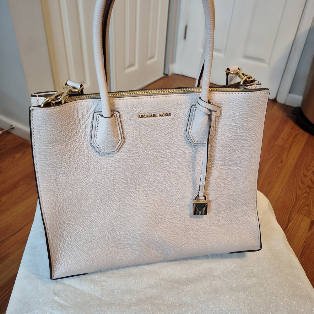 Michael Kors Mercer Large Pebbled Leather Tote Bag